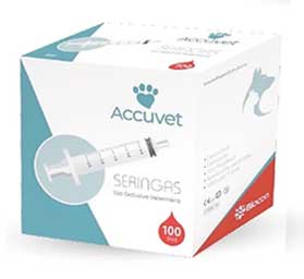 Accuvet Agulha Hipordermica Veterinaria - Linha Descartaveis