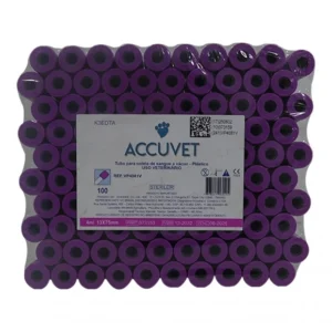 Accuvet Tubo EDTA - Coleta Veterinaria