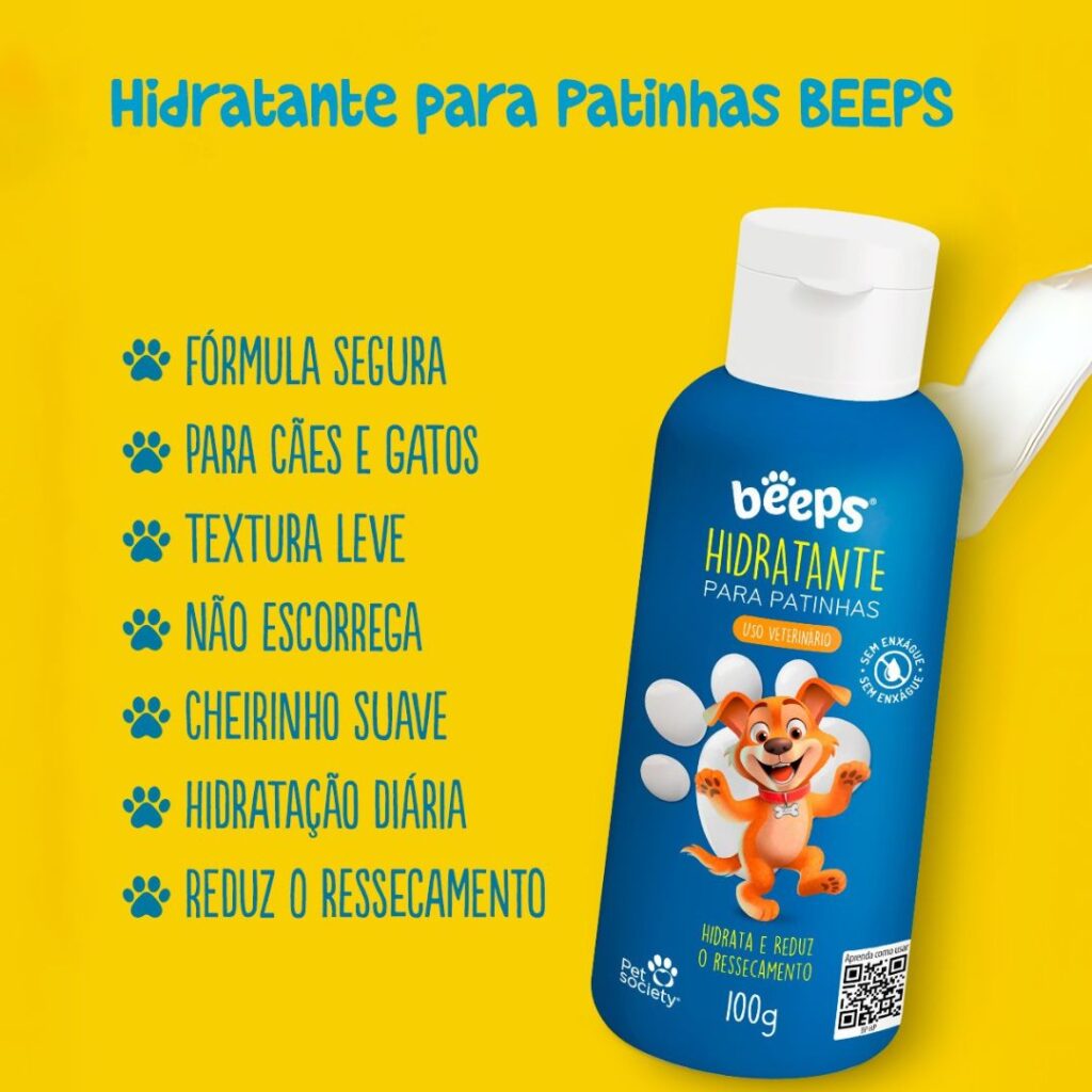 Beeps Hidratante Para Patinhas 100g