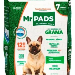 Mr Pads Tapete Higienico Cheirinho de Grama 7 unidades