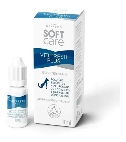 Soft Care VetFresh Plus Lubrificante Oftálmico