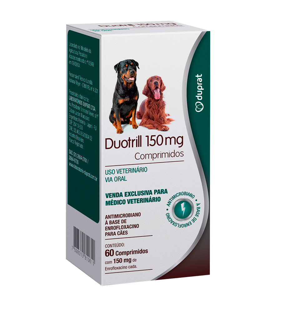 Duotrill 150mg Duprat Comprimidos (Enrofloxacino)