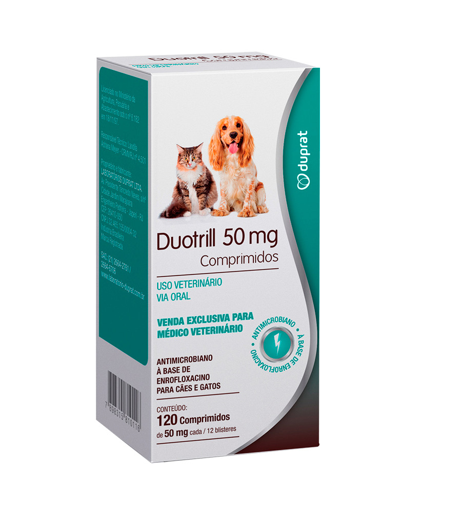 Duotrill 50mg Duprat Comprimidos (Enrofloxacino)
